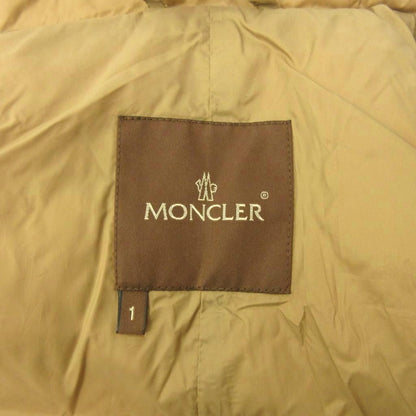 Moncler Brown Tag Down Vest Zip Up Nylon Short Length Camel 1 — view 4