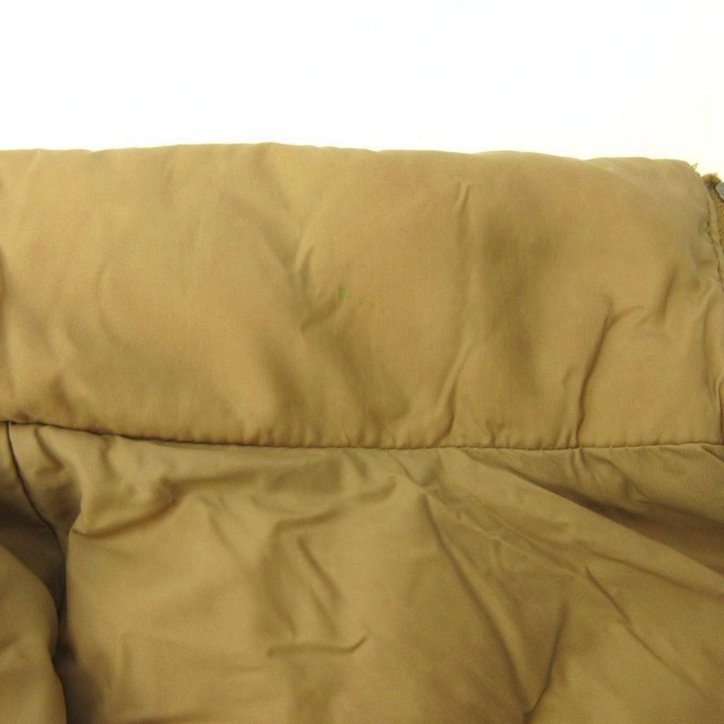 Moncler Brown Tag Down Vest Zip Up Nylon Short Length Camel 1 — view 5