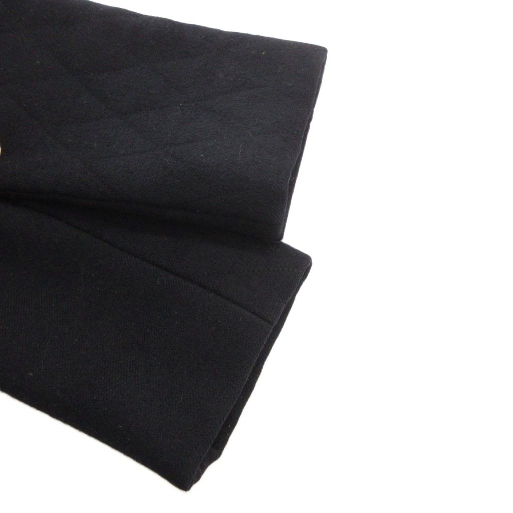 Balenciaga Melton Coat Black — view 5