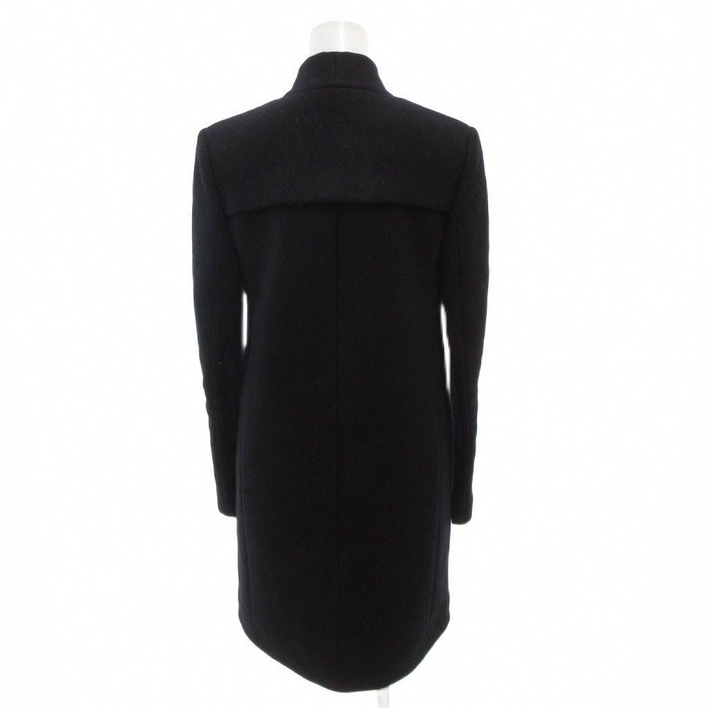 Balenciaga Melton Coat Black — view 2