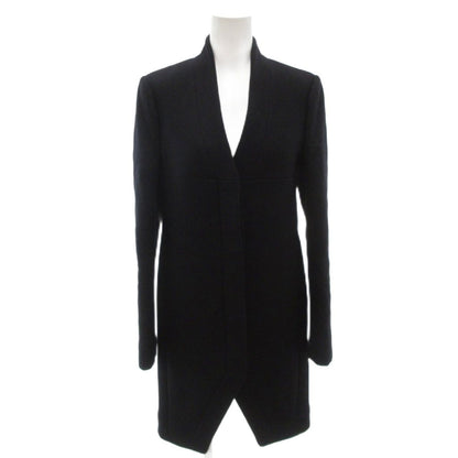 Balenciaga Melton Coat Black