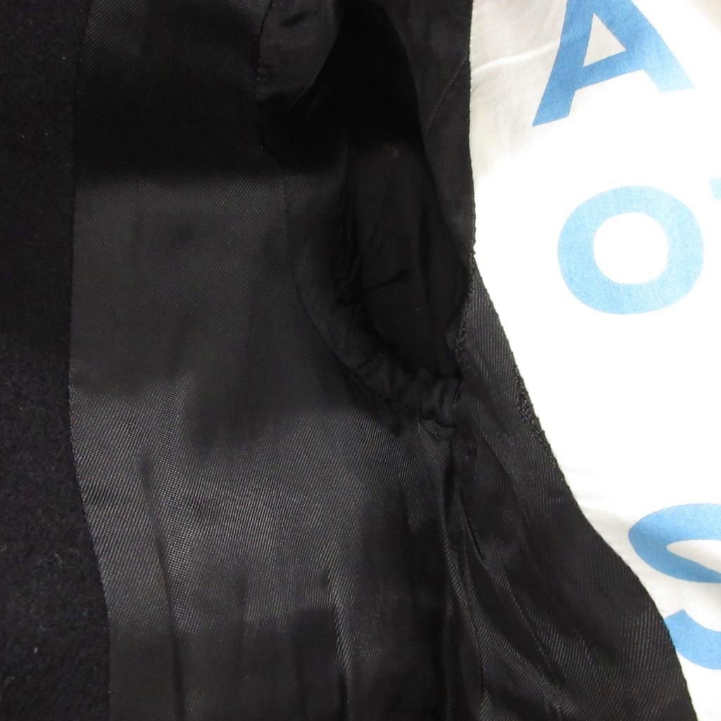 Balenciaga Melton Coat Black — view 8
