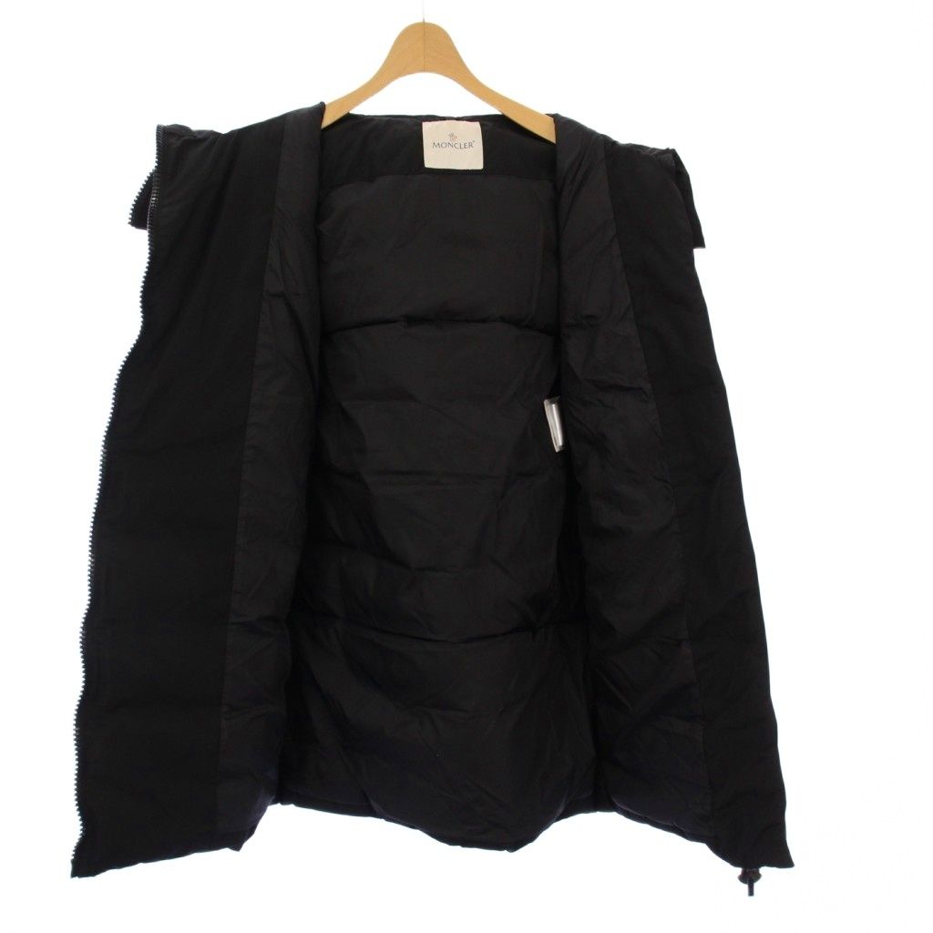 Moncler Gerboise Down Coat Mid Length Stand Collar Black 1 — view 8