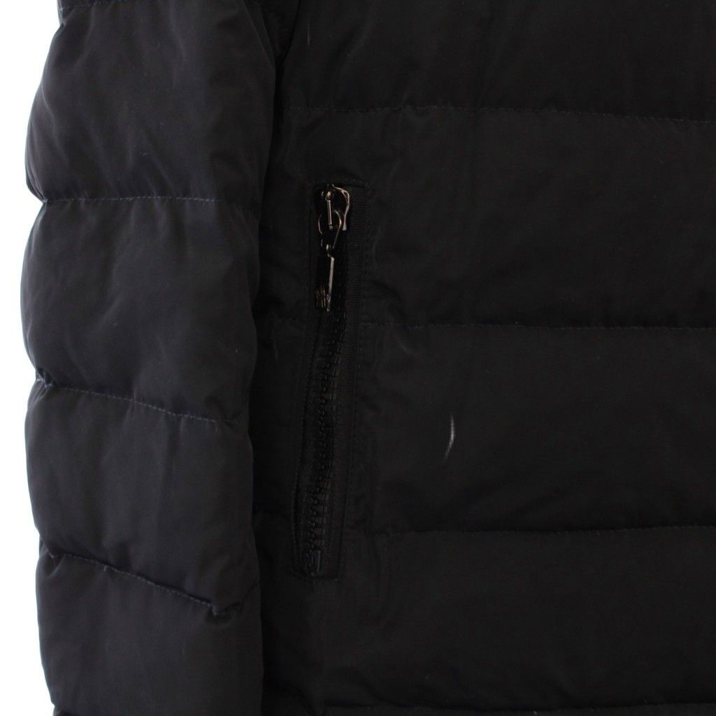 Moncler Gerboise Down Coat Mid Length Stand Collar Black 1 — view 6