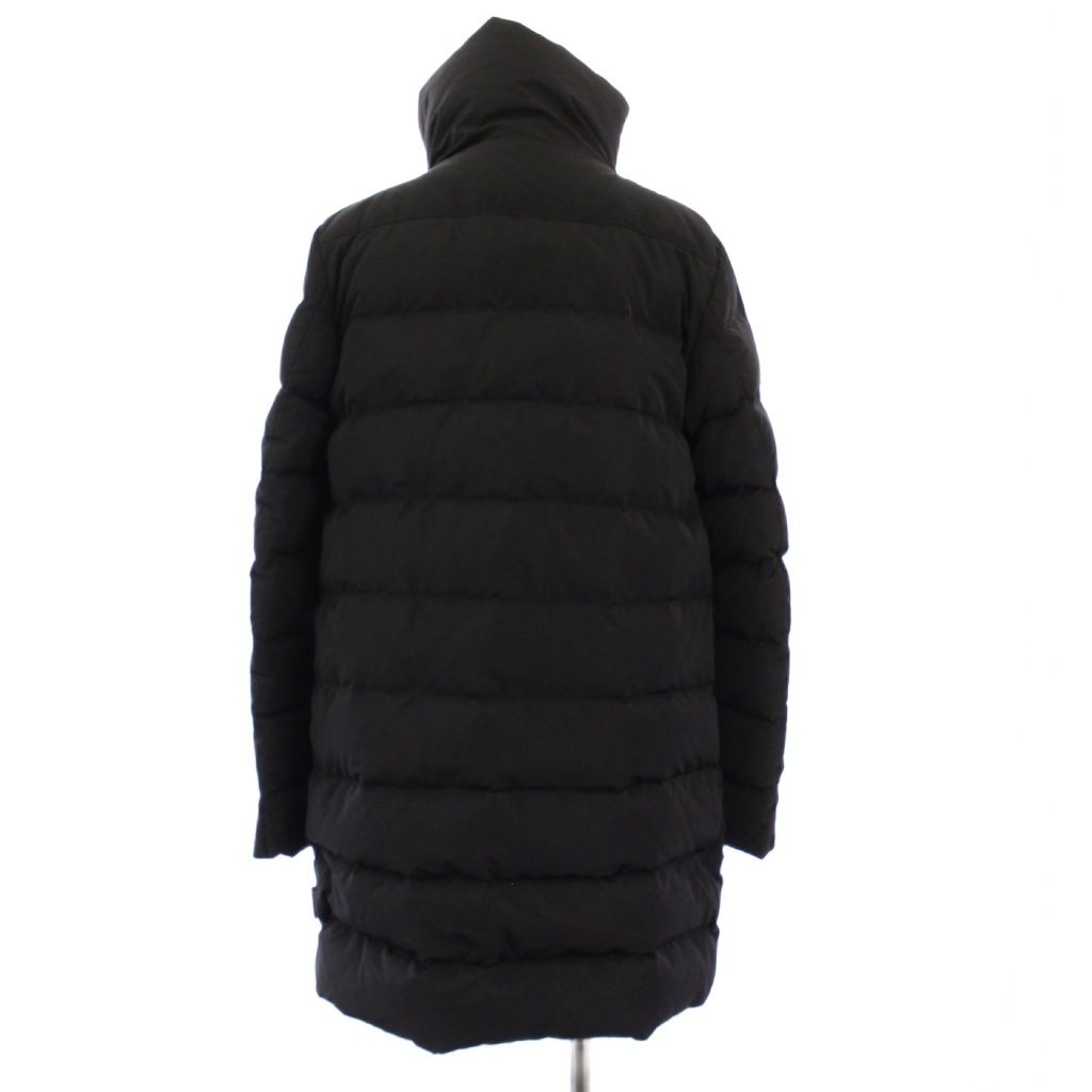 Moncler Gerboise Down Coat Mid Length Stand Collar Black 1 — view 3
