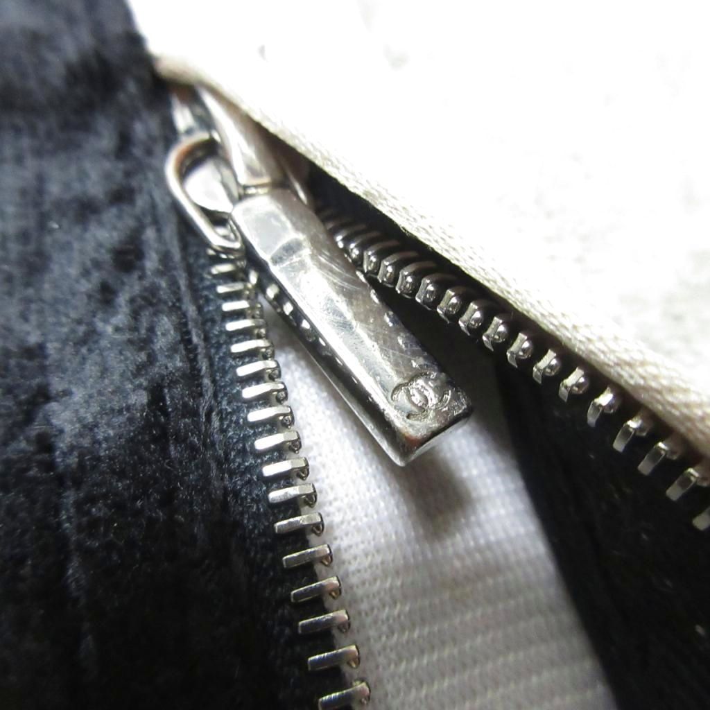 Chanel Vintage Vip Limited Side Line Velour Track Pants Easy Black — view 5