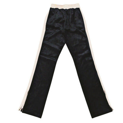 Chanel Vintage Vip Limited Side Line Velour Track Pants Easy Black — view 2