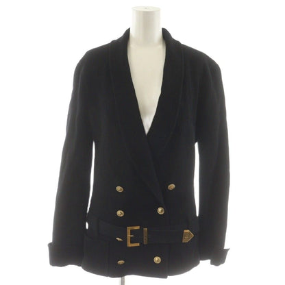 Chanel Vintage Set Double Tailored Jacket Pencil Skirt Knee-Length CC Logo Coco — view 2