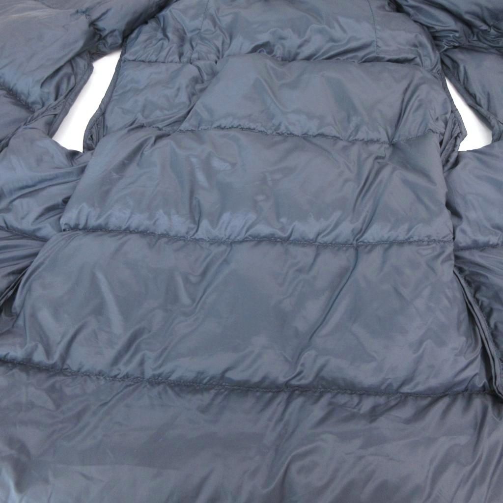 Max Mara the Cube Long Down Vest Gilet Sleeveless Coat Navy 36 — view 5