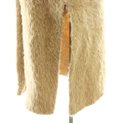Celine Phoebe Philo Era Alpaca Wool Shaggy Coat Long Light Beige 34 — view 6