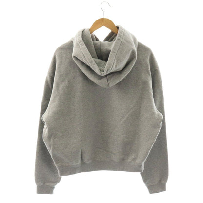 Moncler Hoodie Heart Patch Sweatshirt Brushed Lining Gray L — view 2