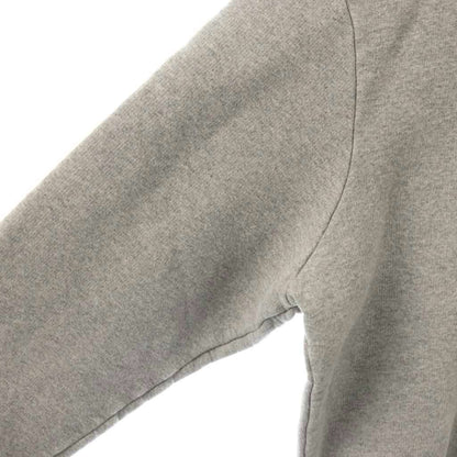 Moncler Hoodie Heart Patch Sweatshirt Brushed Lining Gray L — view 4