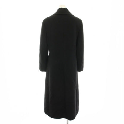 Celine Double Breasted Coat Long Cashmere Black 36 — view 3