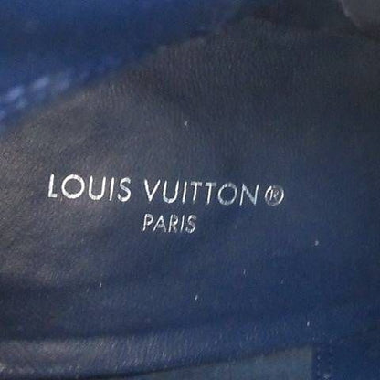 Louis Vuitton Silhouette Line Monogram Denim Ankle Boots Short High Heels — view 8