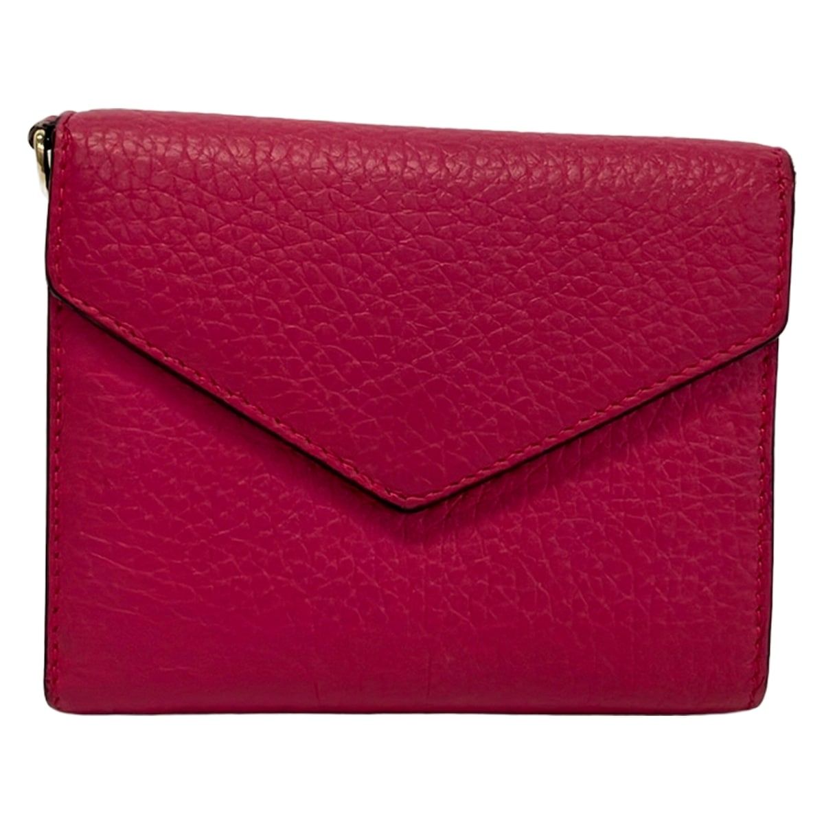 Dior Trifold Wallet Pink Leather