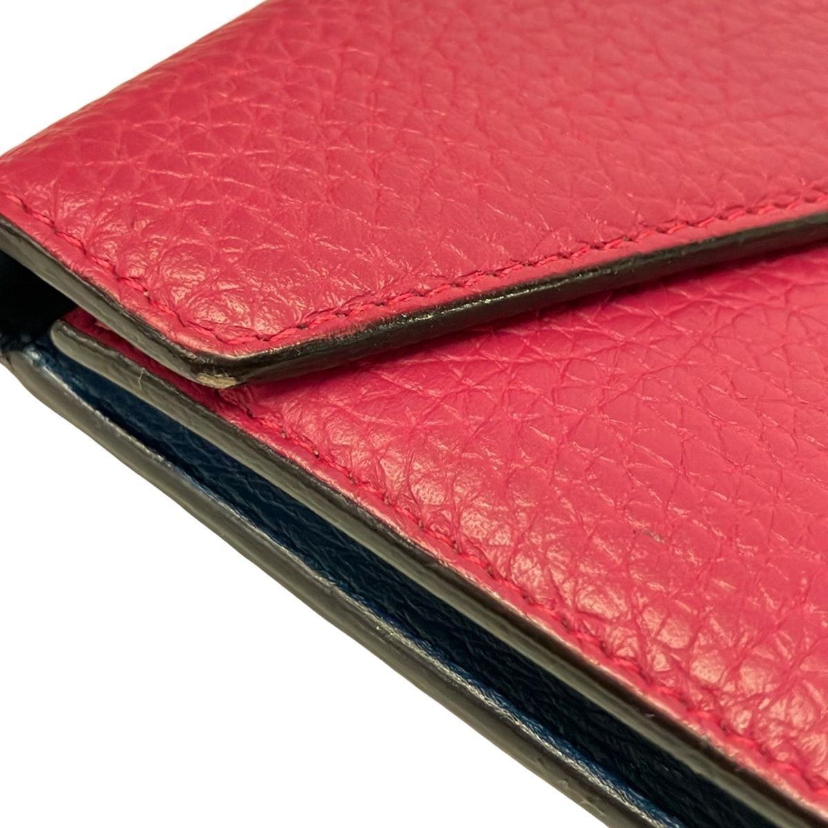 Dior Trifold Wallet Pink Leather — view 7