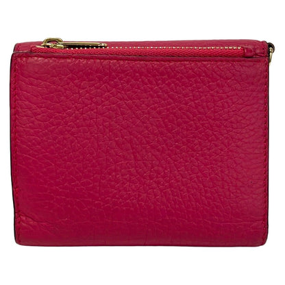 Dior Trifold Wallet Pink Leather — view 2
