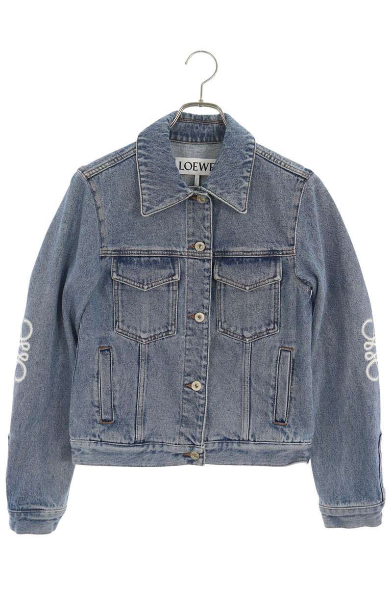 Loewe Anagram Embroidery Denim Jacket 34