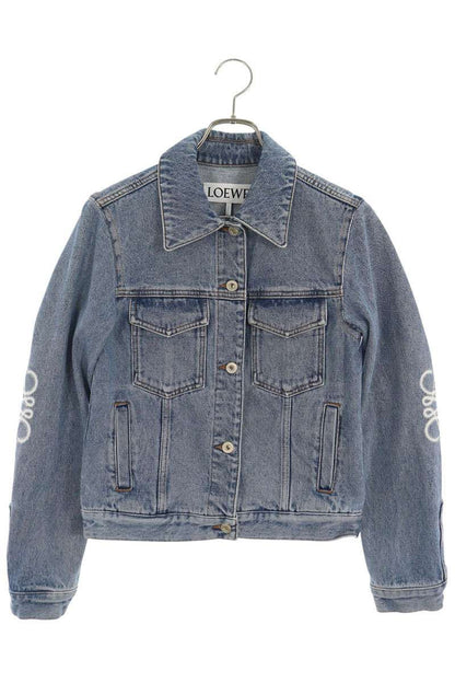 Loewe Anagram Embroidery Denim Jacket 34