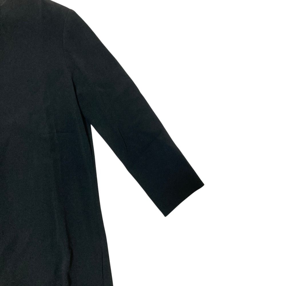 Celine Phoebe Philo Era Georgette Long Sleeve Dress 2 Black Spring Summer 38 — view 3