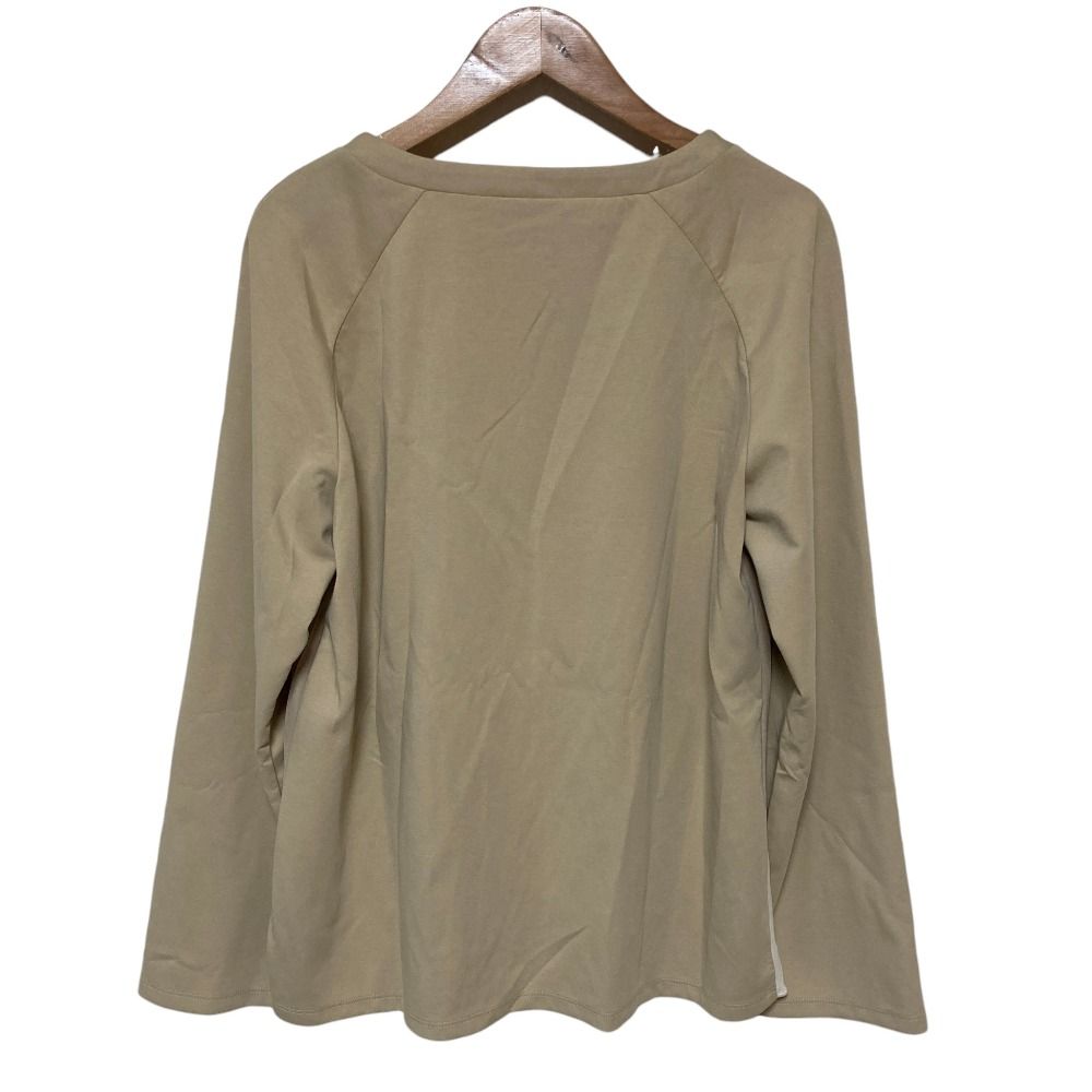 Max Mara Weekend Sabadel Kabul Blouse Skirt Set Beige Spring Summer Fall L — view 3