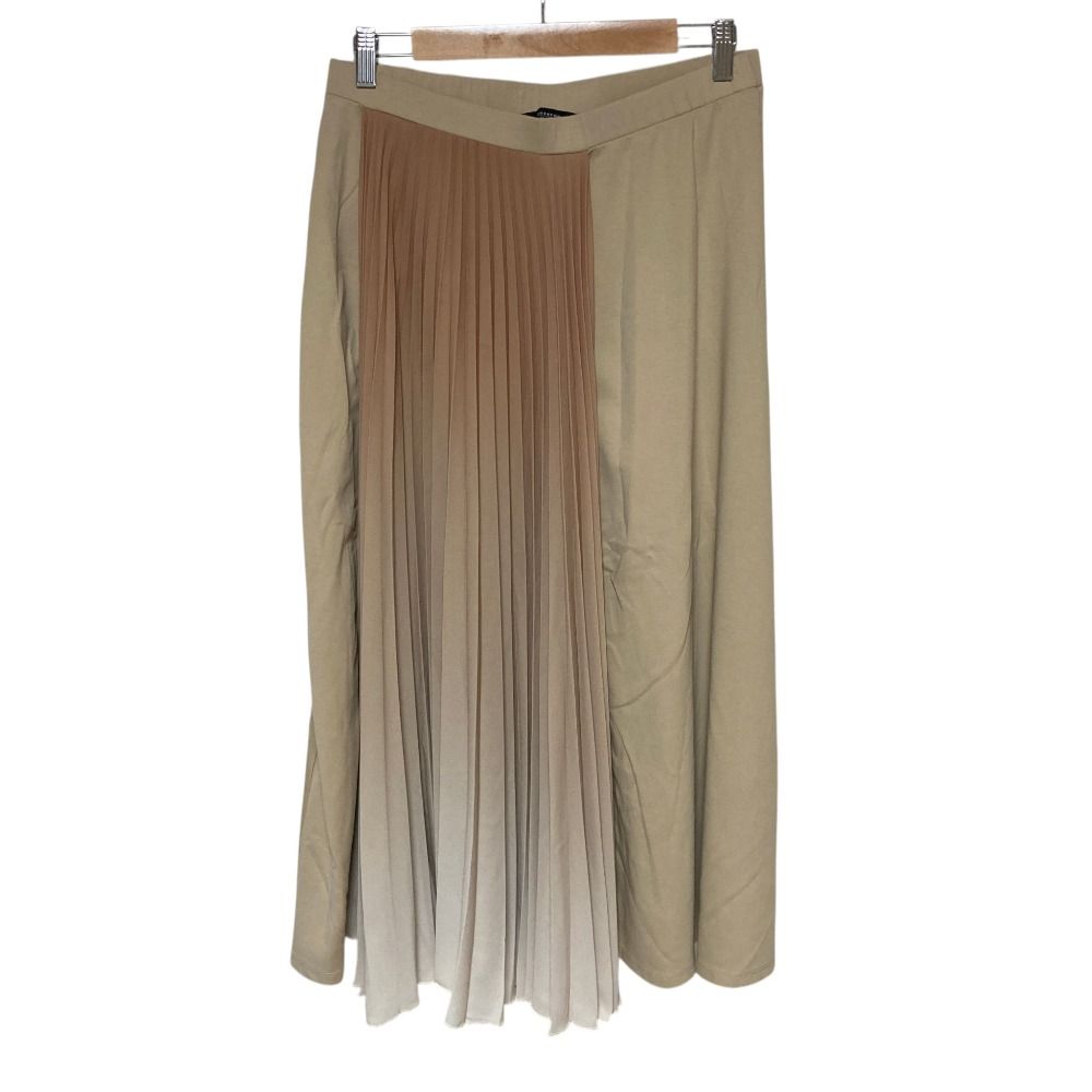 Max Mara Weekend Sabadel Kabul Blouse Skirt Set Beige Spring Summer Fall L — view 8