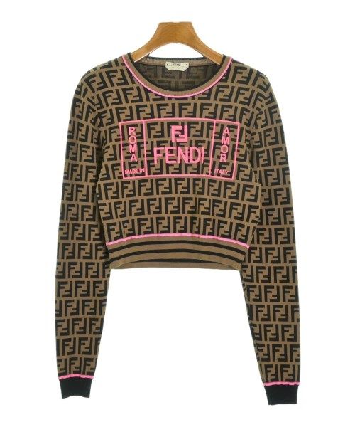 Fendi Knit Sweater Brown