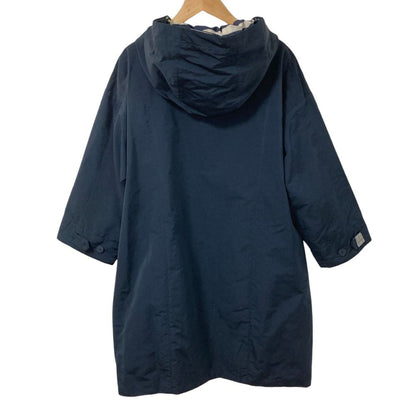 S Max Mara Hooded Reversible Coat Navy Fall Winter 40 — view 2
