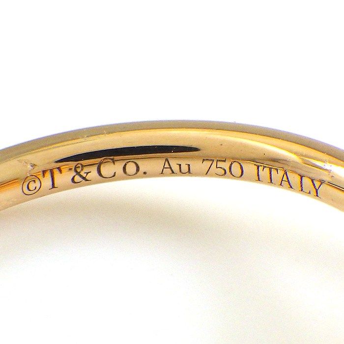 Tiffany & Co Ring T Wire White Shell 18k Pink Gold — view 3