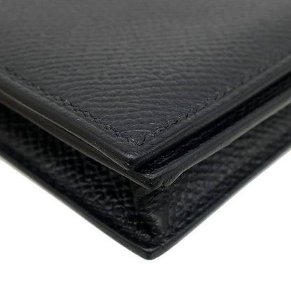 Hermes Wallet Bearn Soufflet Monochrome Veau Epsom Black — view 4