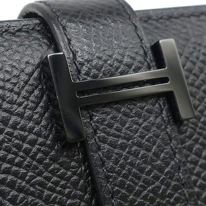 Hermes Wallet Bearn Soufflet Monochrome Veau Epsom Black — view 6