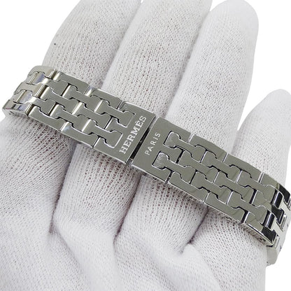 Hermes Watch H Diamond Shell Quartz Stainless Steel Silver — view 5