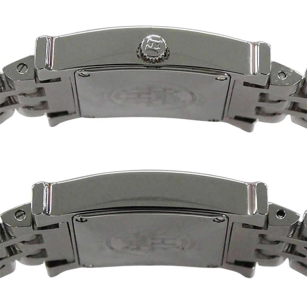 Hermes Watch H Diamond Shell Quartz Stainless Steel Silver — view 3