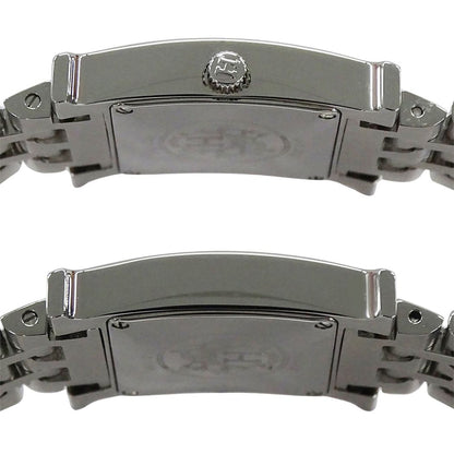 Hermes Watch H Diamond Shell Quartz Stainless Steel Silver — view 3