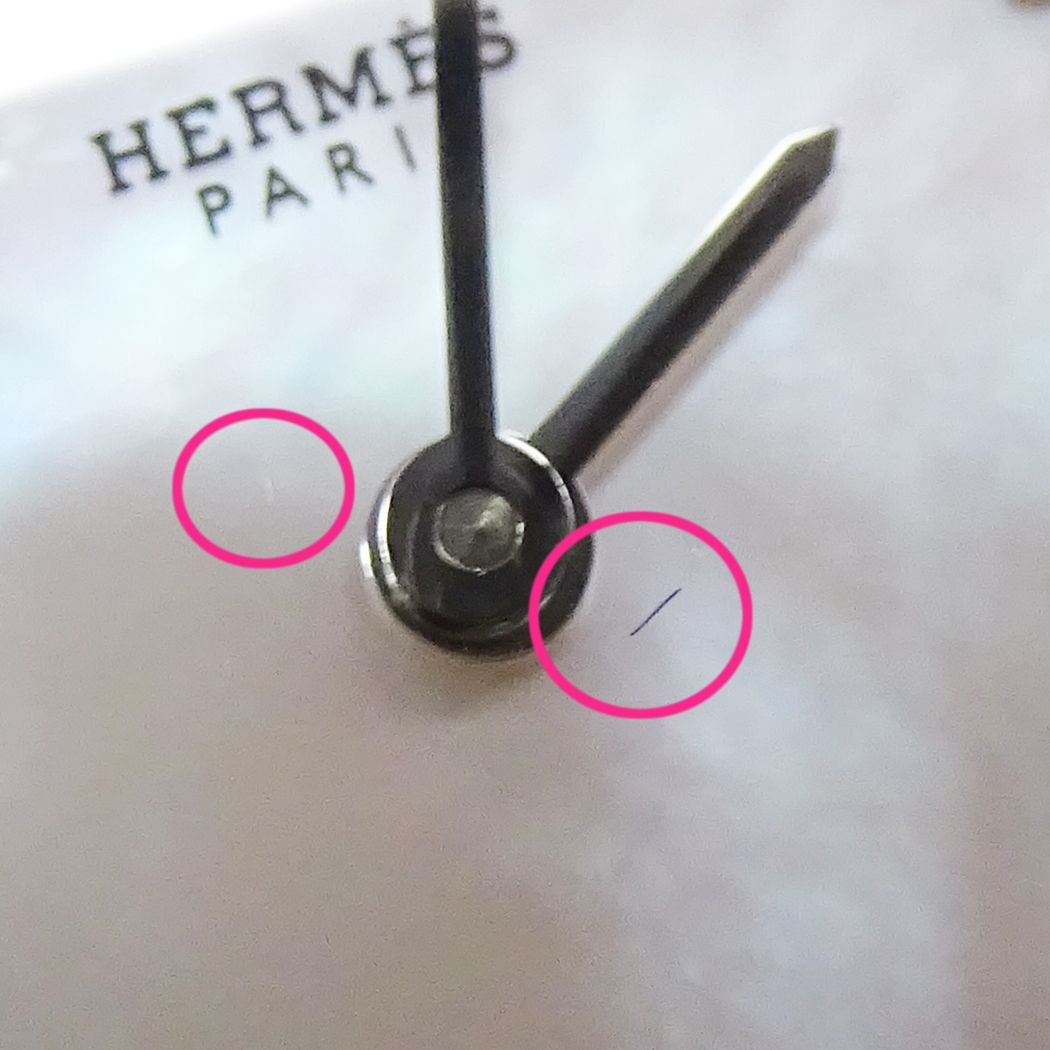 Hermes Watch H Diamond Shell Quartz Stainless Steel Silver — view 6