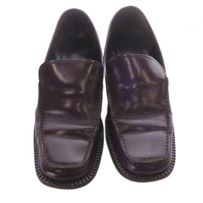 Prada Vamp Loafers Leather Purple — view 2
