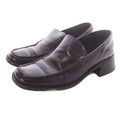 Prada Vamp Loafers Leather Purple