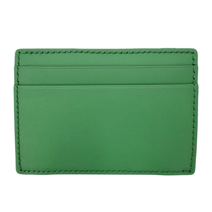 Dior Card Case Clover Magic Wallet Oblique Leather Green — view 2
