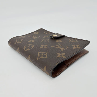 Louis Vuitton Agenda Cover Monogram PM Brown Gold — view 3