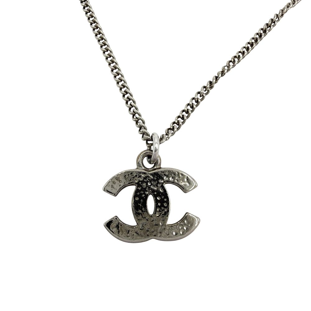 Chanel Necklace CC Logo Rhinestone — view 2