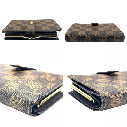 Louis Vuitton Porte Monnaie Billets Viennois Damier Ebene Bifold Wallet Kiss — view 6