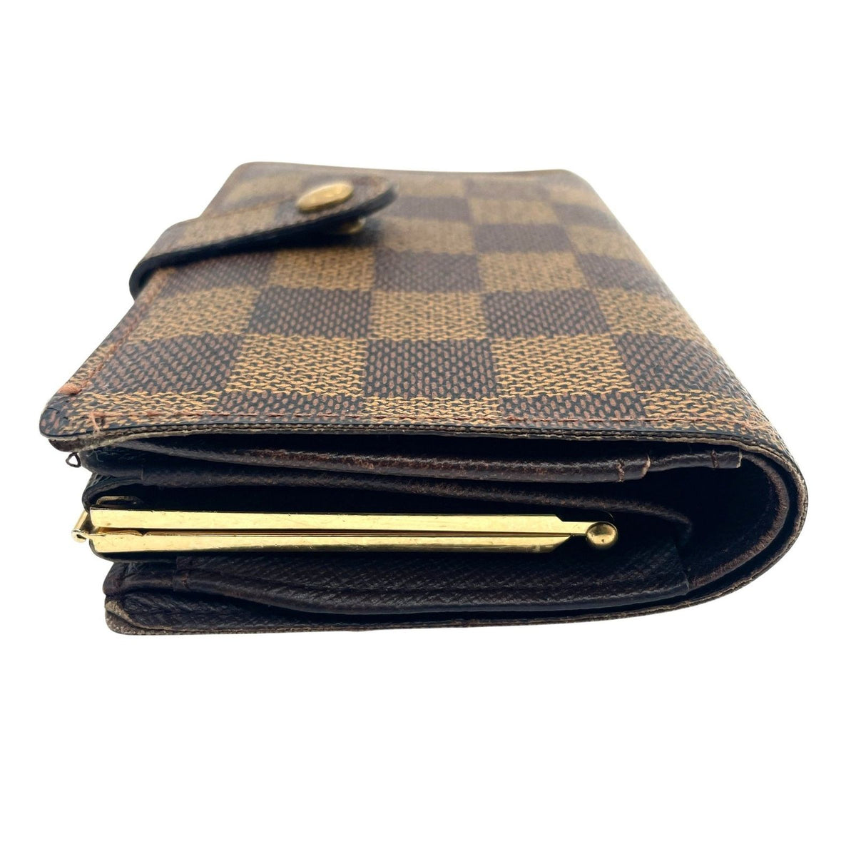 Louis Vuitton Porte Monnaie Billets Viennois Damier Ebene Bifold Wallet Kiss — view 4