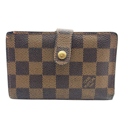 Louis Vuitton Porte Monnaie Billets Viennois Damier Ebene Bifold Wallet Kiss — view 2
