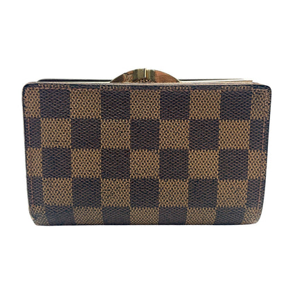Louis Vuitton Porte Monnaie Billets Viennois Damier Ebene Bifold Wallet Kiss — view 3