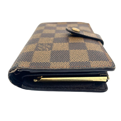 Louis Vuitton Porte Monnaie Billets Viennois Damier Ebene Bifold Wallet Kiss — view 5