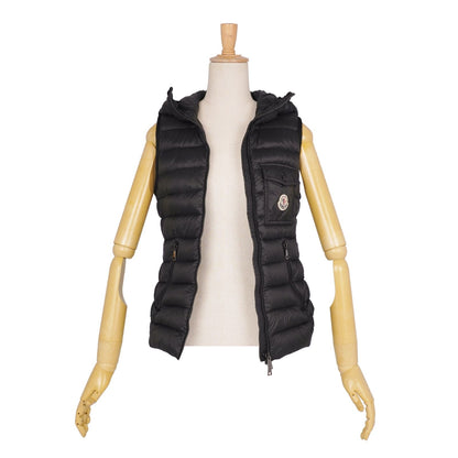 Moncler Vest Down Glyco Glico Hooded Zip Up Nylon Black 00 — view 4
