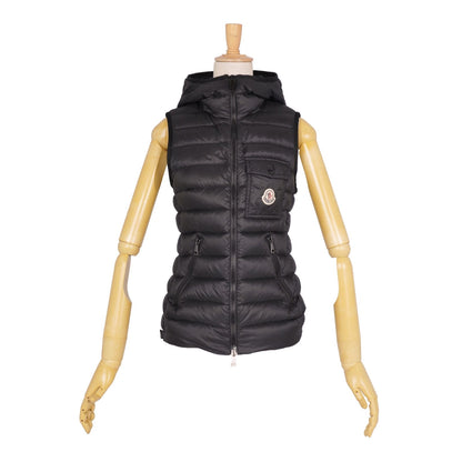 Moncler Vest Down Glyco Glico Hooded Zip Up Nylon Black 00 — view 3