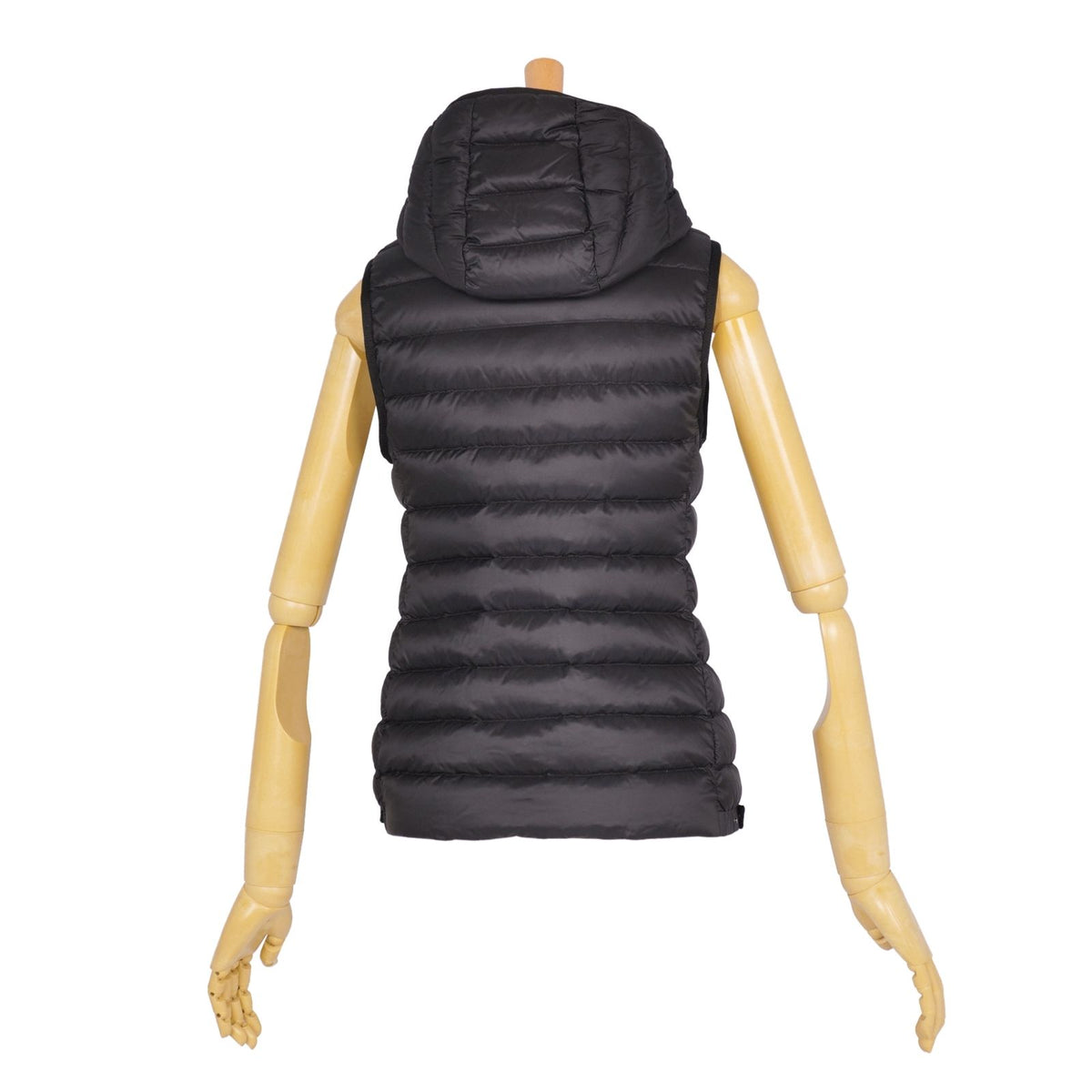Moncler Vest Down Glyco Glico Hooded Zip Up Nylon Black 00 — view 6