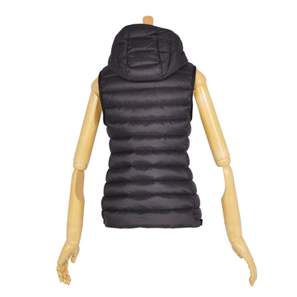 Moncler Vest Down Glyco Glico Hooded Zip Up Nylon Black 00 — view 6