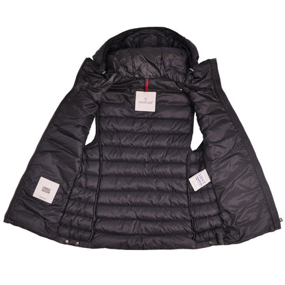 Moncler Vest Down Glyco Glico Hooded Zip Up Nylon Black 00 — view 7